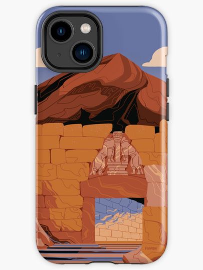 Discover Mycenae Lion Gate | iPhone Case