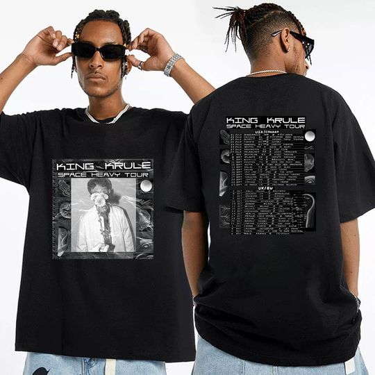 Discover King Krule 2023 Space Heavy Tour Shirt, King Krule 2023 Concert Shirt