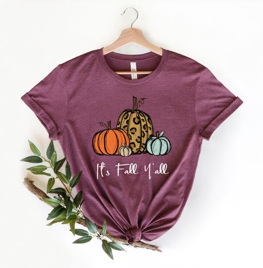 Discover Its Fall Yall Shirt, Cute Fall Shirt, Pumpkin Shirt, Thanksgiving Shirt