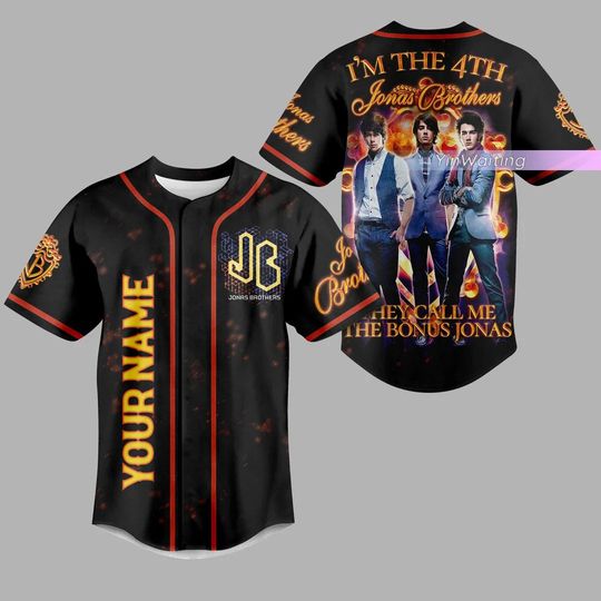 Discover Jonas Brothers Baseball Jersey, Jonas Brothers Tour Jersey Shirt