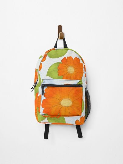 Discover Orange Flowers  | Backpack