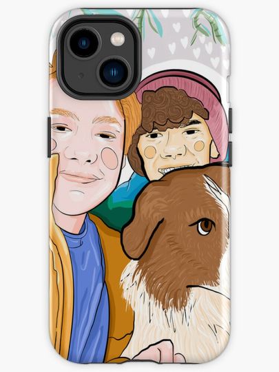 Discover Heartstopper Nick and Charlie in the now (bright colors) | iPhone Case
