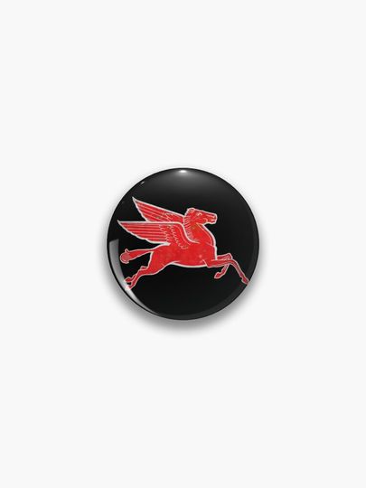 Discover Red Pegasus distressed version facing right. | Pin