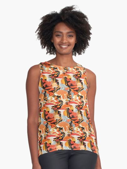 Discover 70s Surrealism 3 | Sleeveless Top