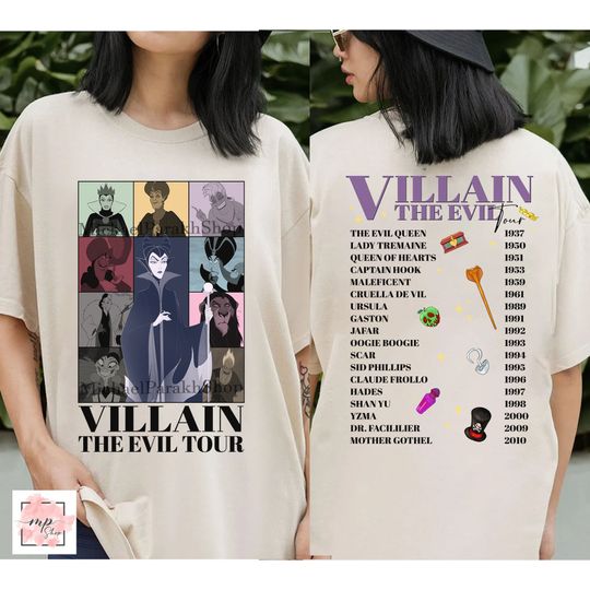 Discover Villain Evil Era Shirt, The Eras Halloween Merch, Villain Shirt