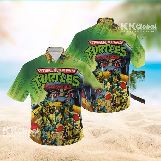 Discover Teenage Mutant Ninja Turtles Adventures Hawaiian Shirt, Teenage Mutant Ninja Turles Summer Shirt