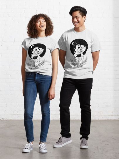 Discover Mystical Mushrooms | Classic T-Shirt
