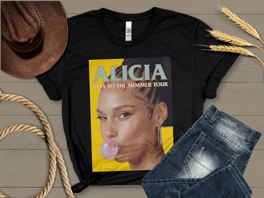 Discover Alicia Keys Music Shirt World Tour 2023 T-Shirt