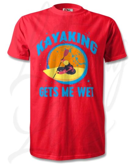Discover Hubie Halloween Inspired "Kayaking Gets Me Wet" T-Shirt