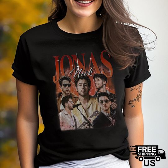 Discover Color Vintage JONAS BROTHER Shirt | Nick Jonas Shirt