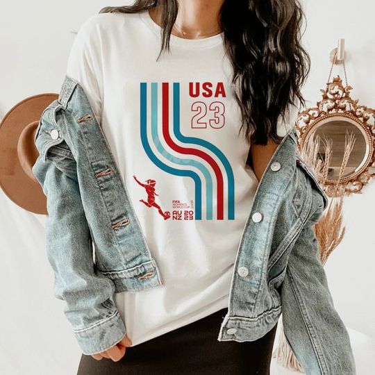 Discover US Women's World Cup Support  T-shirt America Woman World Cup Soccer Shirt