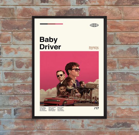 Discover Baby Driver Poster, Film Poster