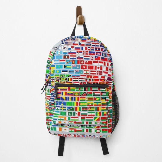 Discover Flags All Country In World Backpack