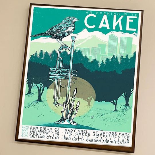 Discover The Band Cake Tour 2023 Poster