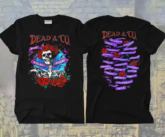 Discover Dead & Co Merchandise The Final Tour 2023 T-Shirt