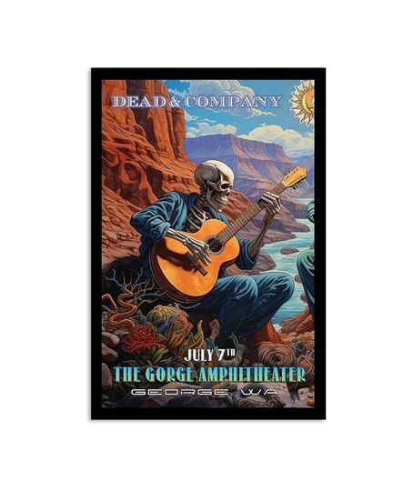 Discover Dead & Company Gorge Amphitheatre July 7, 2023 George, Washington Poster