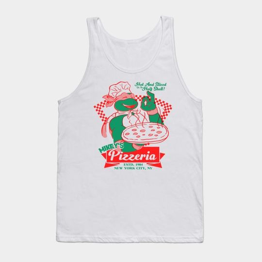 Discover Mikey's Pizzaria - Ninja Turtles - Tank Top