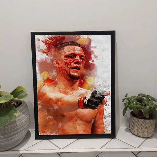 Discover Nate Diaz Poster, Boxing Poster, Home Decor