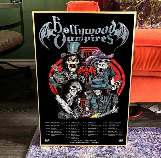 Discover Hollywood Vampires Tour 2023 poster