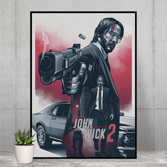 Discover JOHN WICK 2023, Movie Star, Poster, Wall Art Poster