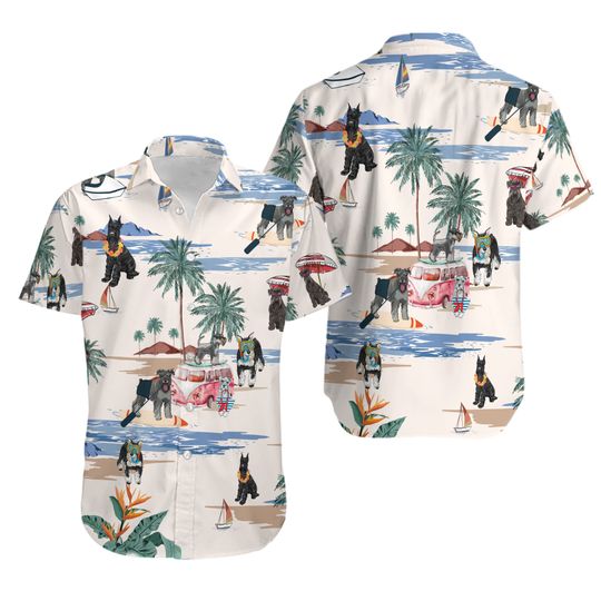 Discover Schnauzer Hawaiian Shirt