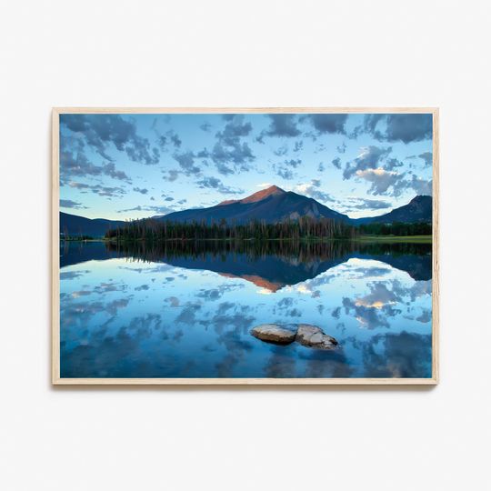 Discover Lake Dillon at sunrise - Frisco, Summit County, Colorado Canvas