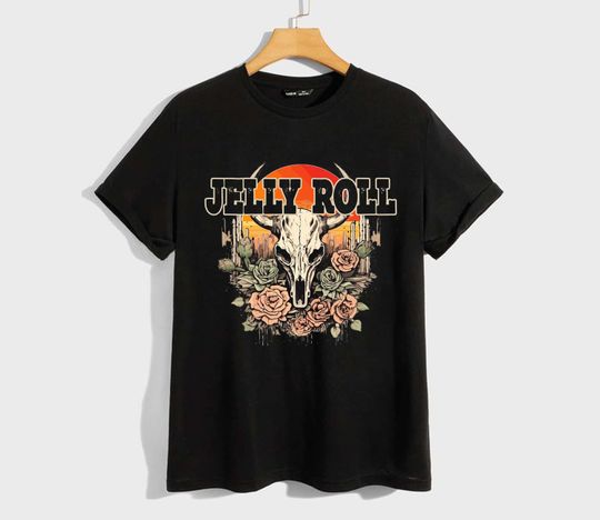 Discover Jelly Roll 2023 Tour Shirt, Jelly Roll Backroad Baptism 2023 Tour Shirt