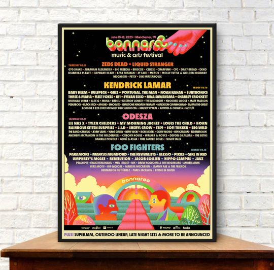 Discover Bonnaroo Announces 2023 Lineup Poster