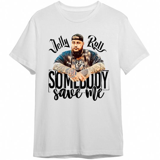 Discover Jelly Roll Country Music Shirt, Jelly Roll Somebody Save Me Shirt