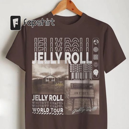 Discover Jelly Roll Backroad Baptism Tour 2023 Graphic Tee
