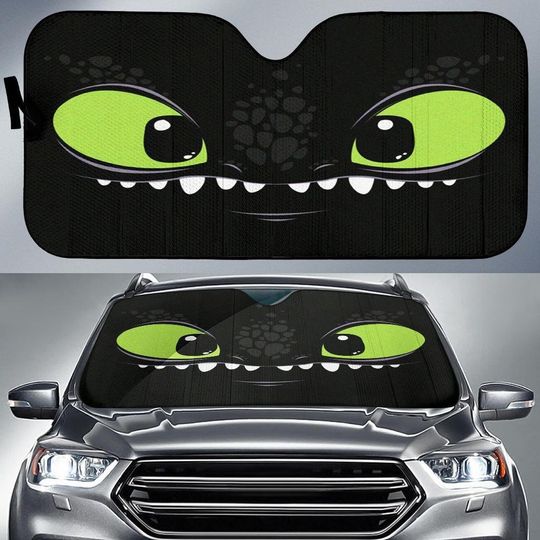 Discover Toothless How To Train Your Dragon Auto Sun Shade