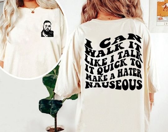 Discover Jelly roll I can walk it like I talk it quick to make a hater nauseous jelly roll tshirt