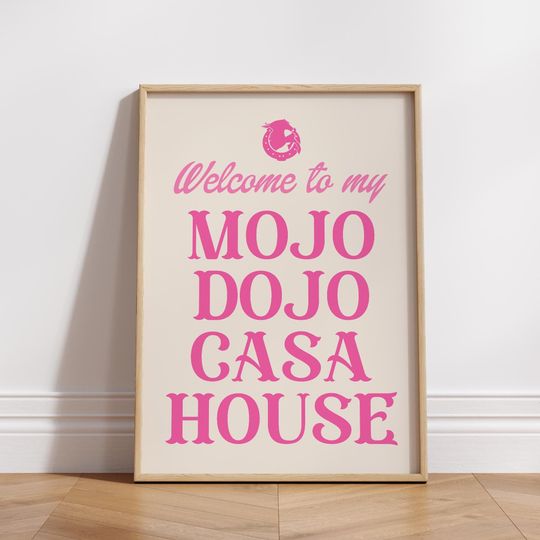Discover Ken Print Mojo Dojo Casa House Barbie poster | Pink barbie aesthetic poster