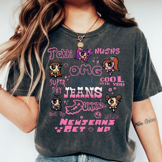 Discover Newjeans Get Up 8 Bit Shirt, Newjeans New Album Shirt