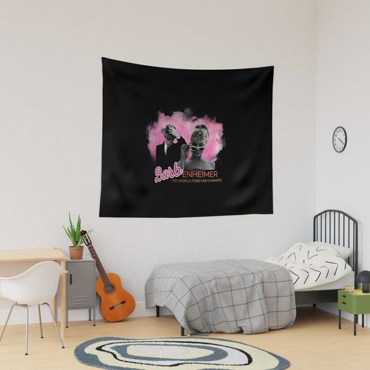 Discover Barbenheimer - Barbie the Movie 2023 Tapestry