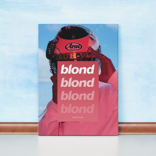 Discover Frank Ocean Blonde Minimalist Poster