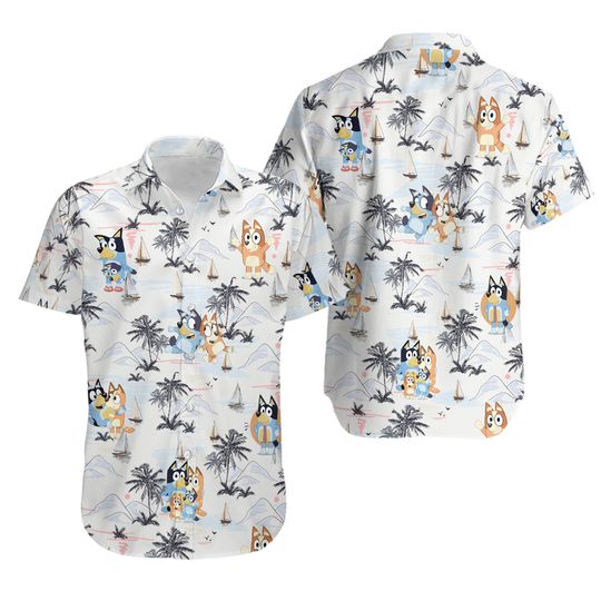 Discover BlueyDad Hawaiian Shirt