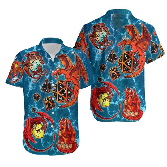 Discover Dungeons And Dragons Hawaiian Shirt