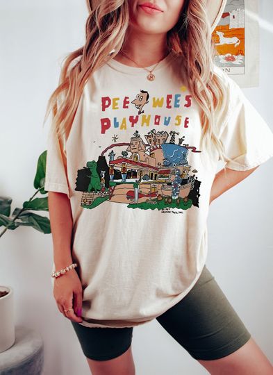Discover Vintage Pee Wee's Playhouse Shirt, 80s Movie Shirt
