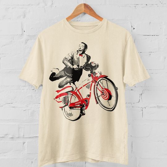 Discover Pee Wee Herman's Big Adventure Bike T-Shirt, Paul Reubens Pee Wee Herman Shirt