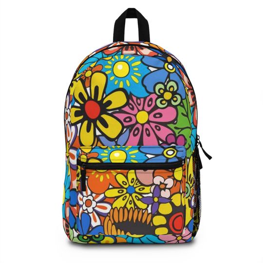 Discover Groovy Flowers Backpack
