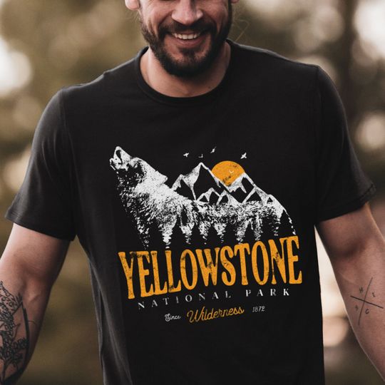 Discover YStone Shirt, YStone National Park Wolf T-shirt