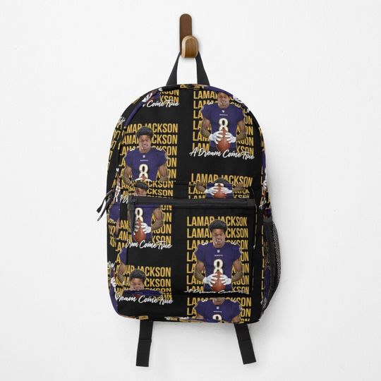 Discover Lamar Jackson Drawing Backpack