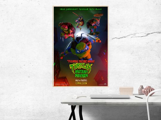 Discover Teenage Mutant Ninja Turtles: Mutant Mayhem Movie Poster 2023