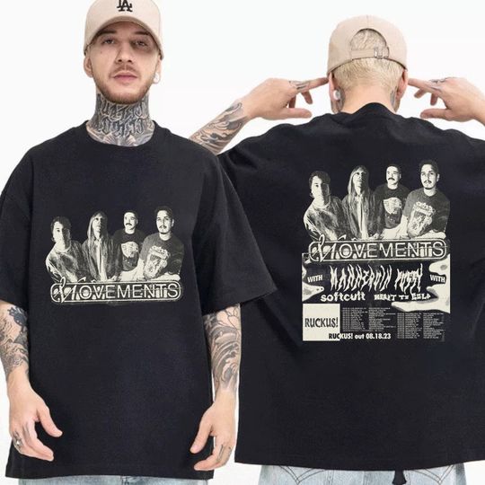 Discover Movements 2023 Concert T Shirt, Movements Ruckus Tour 2023 T Shirt