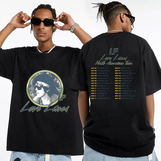 Discover LP 2023 Tour T Shirt, LP Love Lines North American Tour 2023 T Shirt