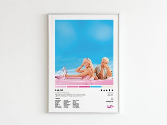 Discover Barbie Movie 2023 Barbie Movie Poster Margot Robbie Ryan Gosling Poster