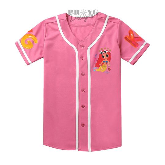 Discover Pink Karol G Maana Ser Bonito Baseball Jersey