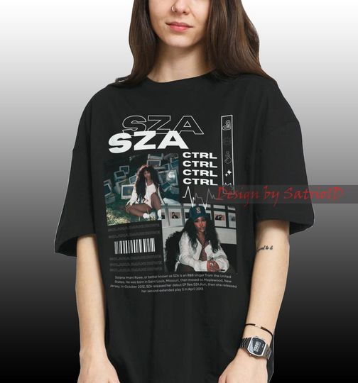 Discover SZA T Shirt, SZA CTRL Shirt, Concert Merch