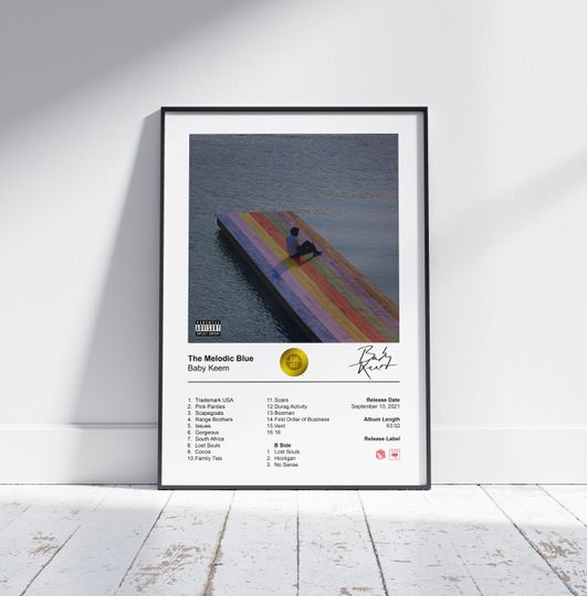 Discover Baby Keem Poster, The Melodic Blue Album Cover Poster